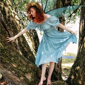 Cottage Core Peasant Dress